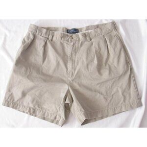 Y2K Vintage Polo Ralph Lauren Andrew Chino Shorts Men Sz 38 Inseam 6" (MP520)